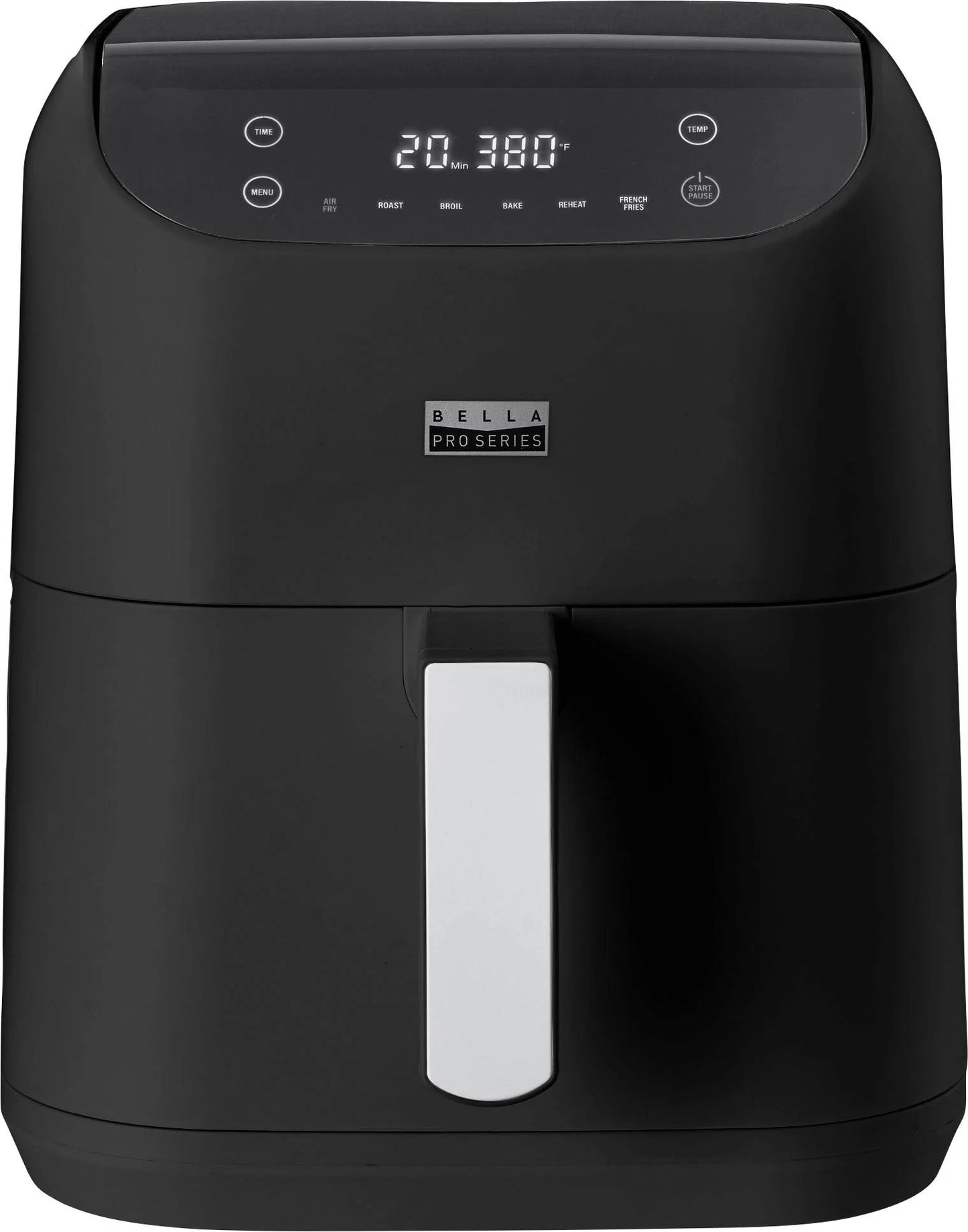 Bella Pro Series - 6-Qt. Digital Air Fryer - Black