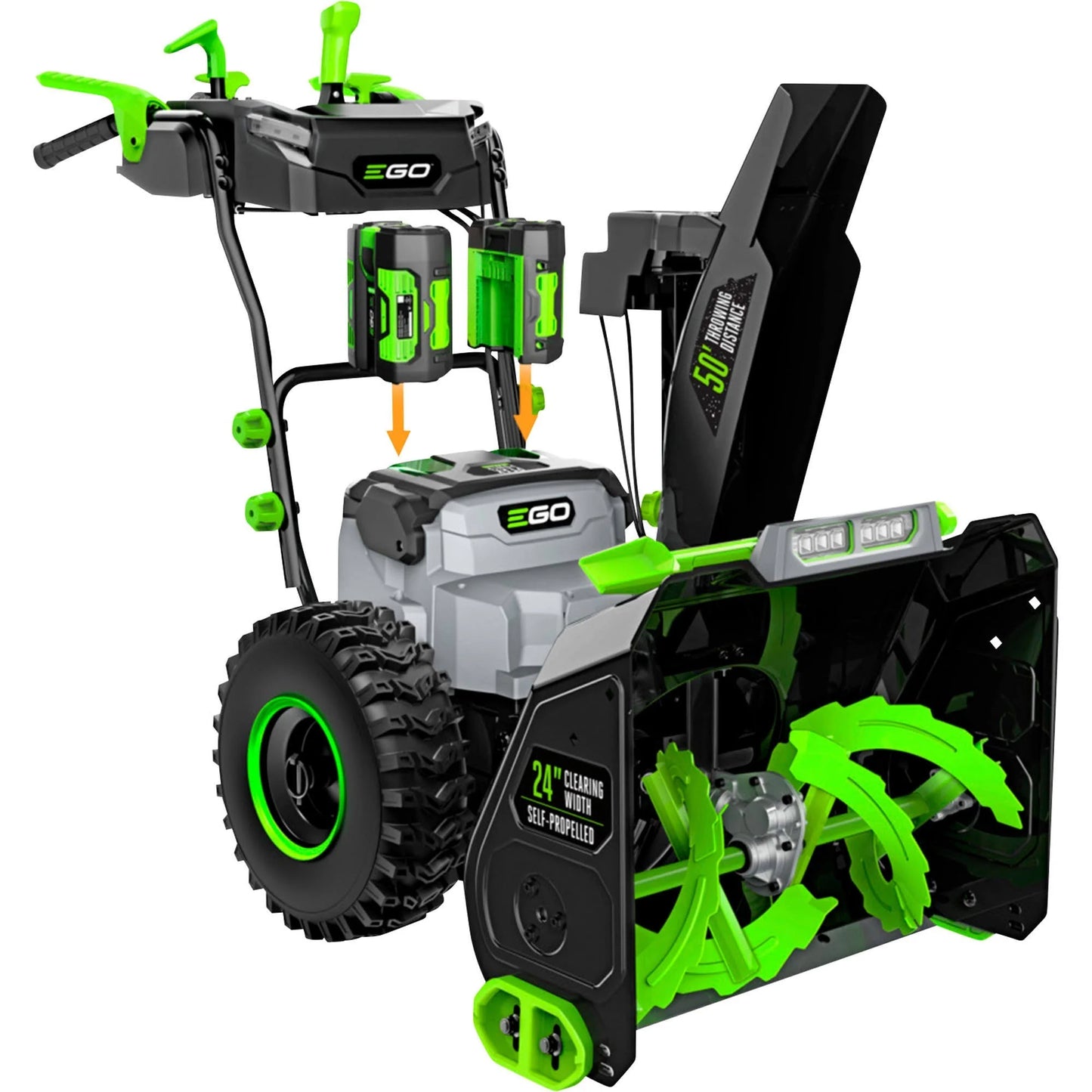 Ego Power+ 24" Self Propelled 2-Stage Snow Blower 7.5Ah Kit SNT2405