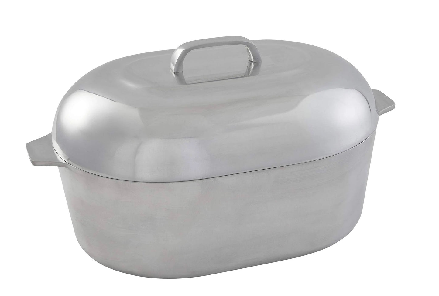 IMUSA USA 18" Heavy Duty Cajun Oval Aluminum Roaster