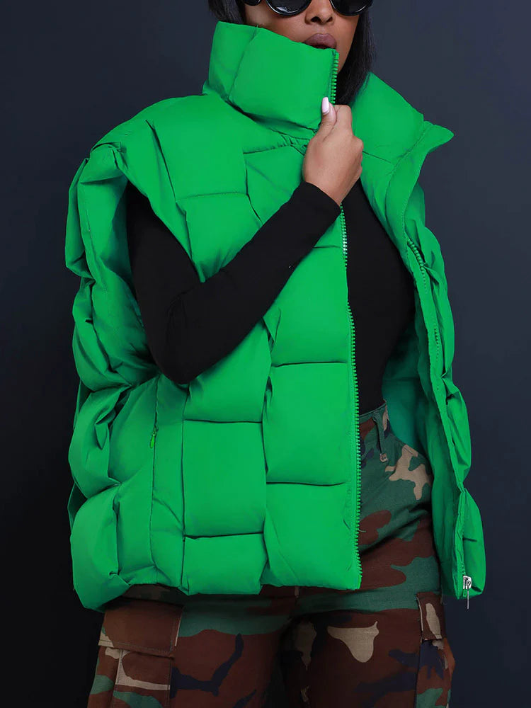 Braid Puffer Vest