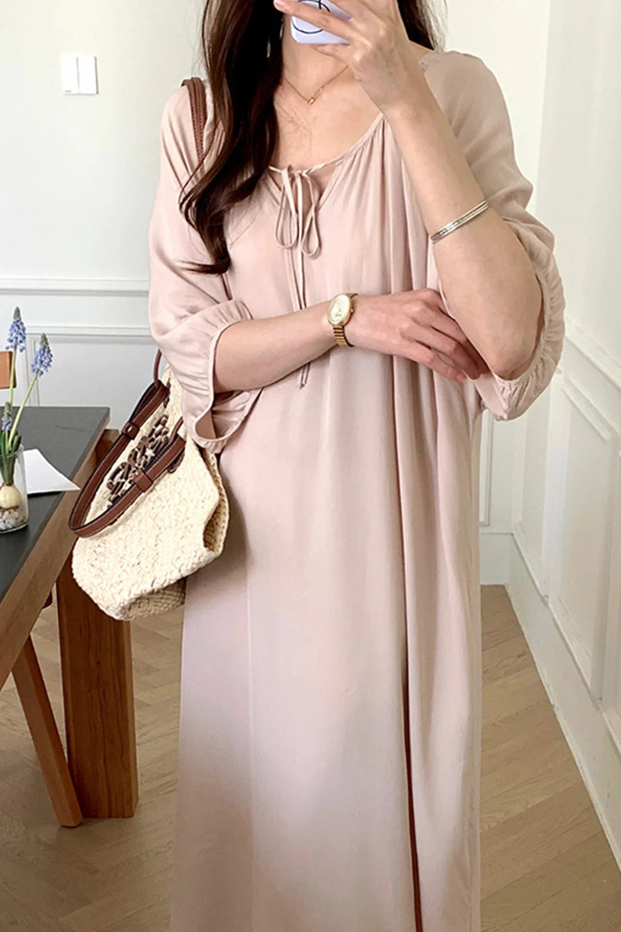 Printed Tie-up Oversize Loungewear