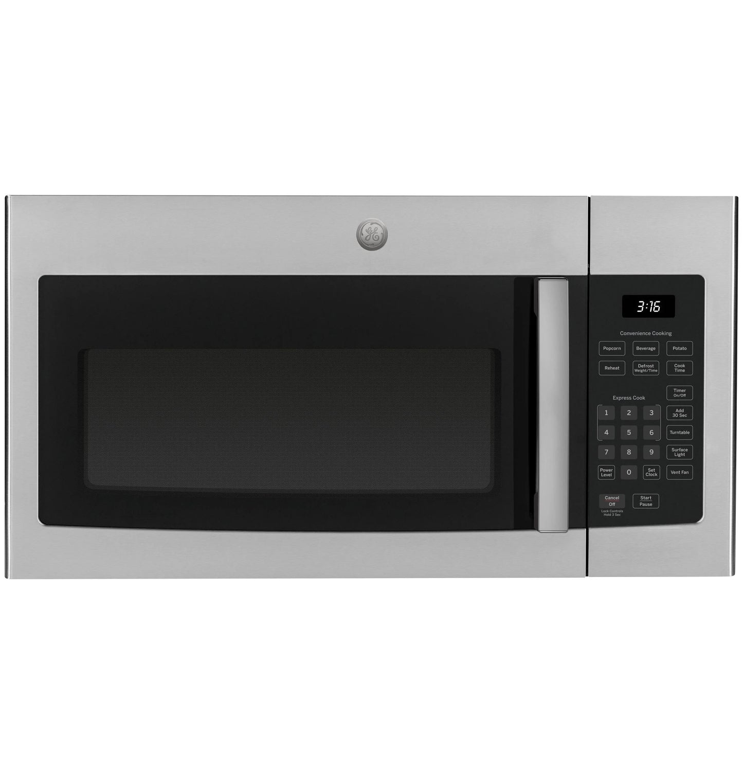 GE JVM3160 1000W Built-In Microwave Hood Combo - 1.6 cu ft - Stainless Steel