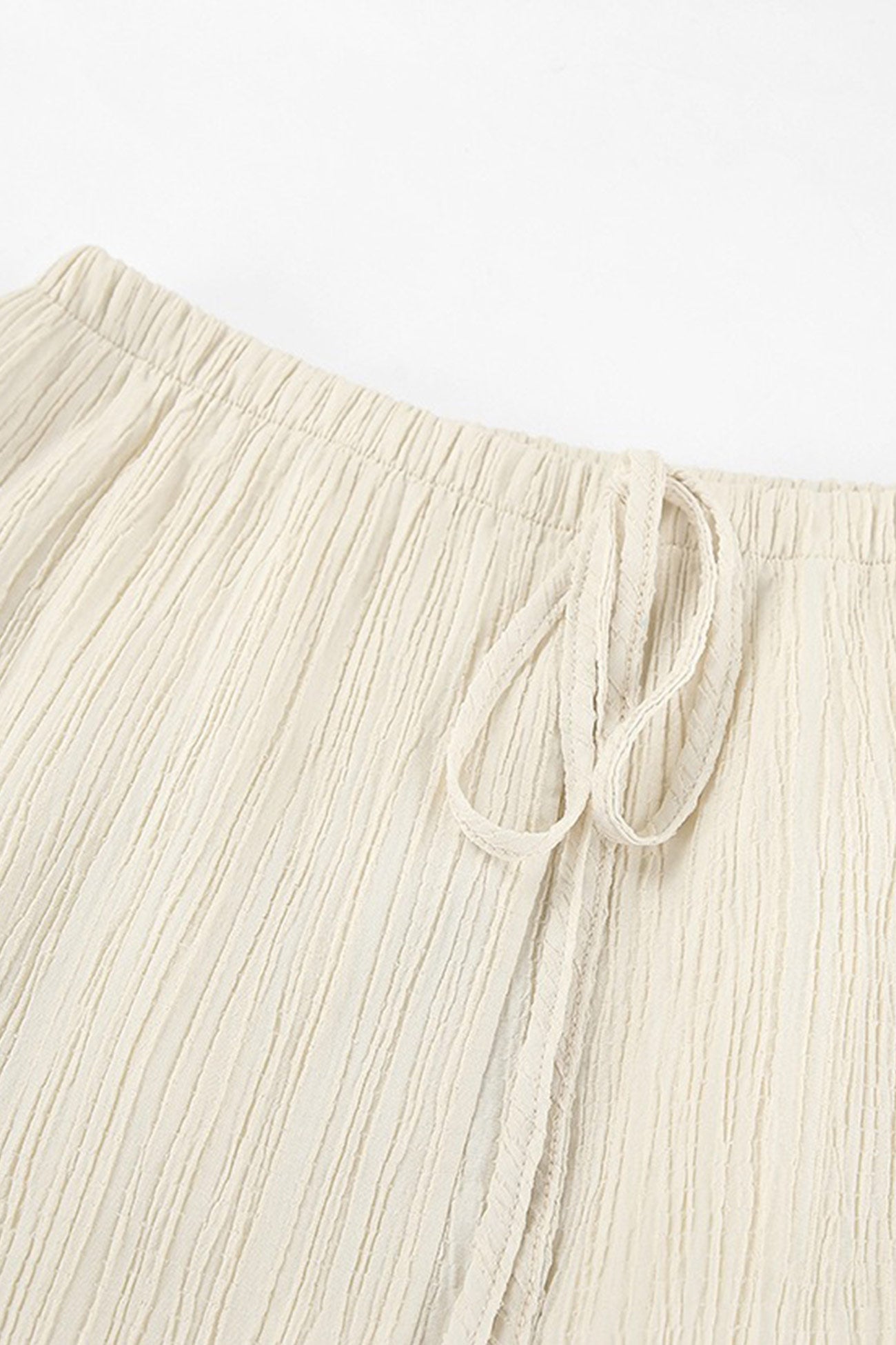 Tie up Vest Long Pants Set