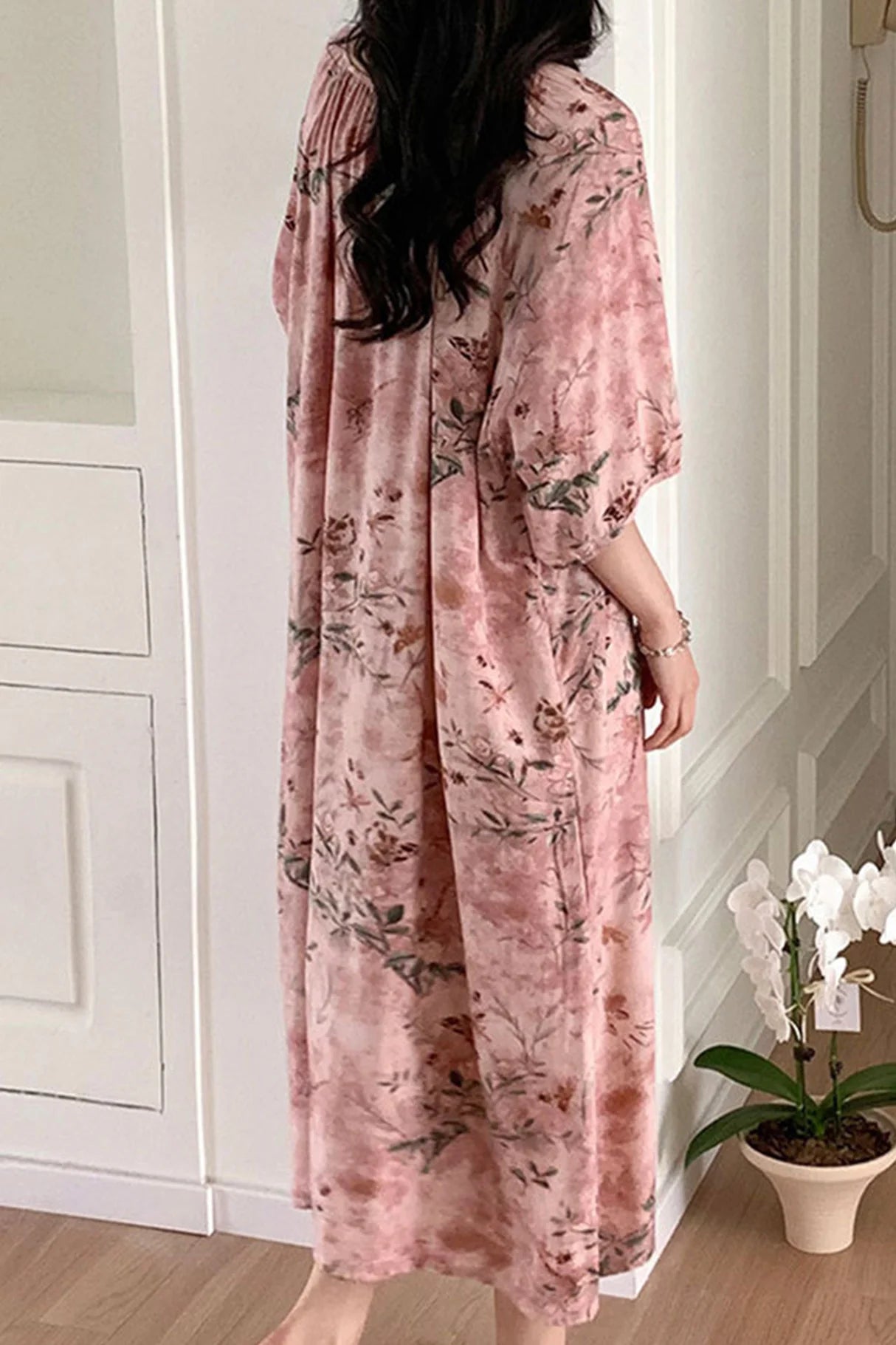 Printed Tie-up Oversize Loungewear