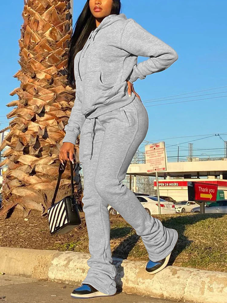 Hoodie & Drawstring Pants Set