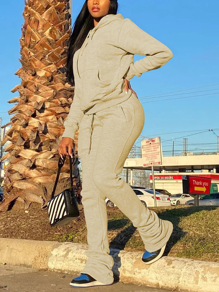 Hoodie & Drawstring Pants Set