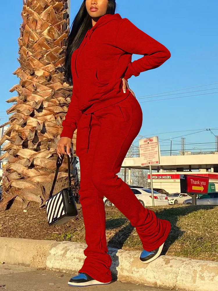 Hoodie & Drawstring Pants Set