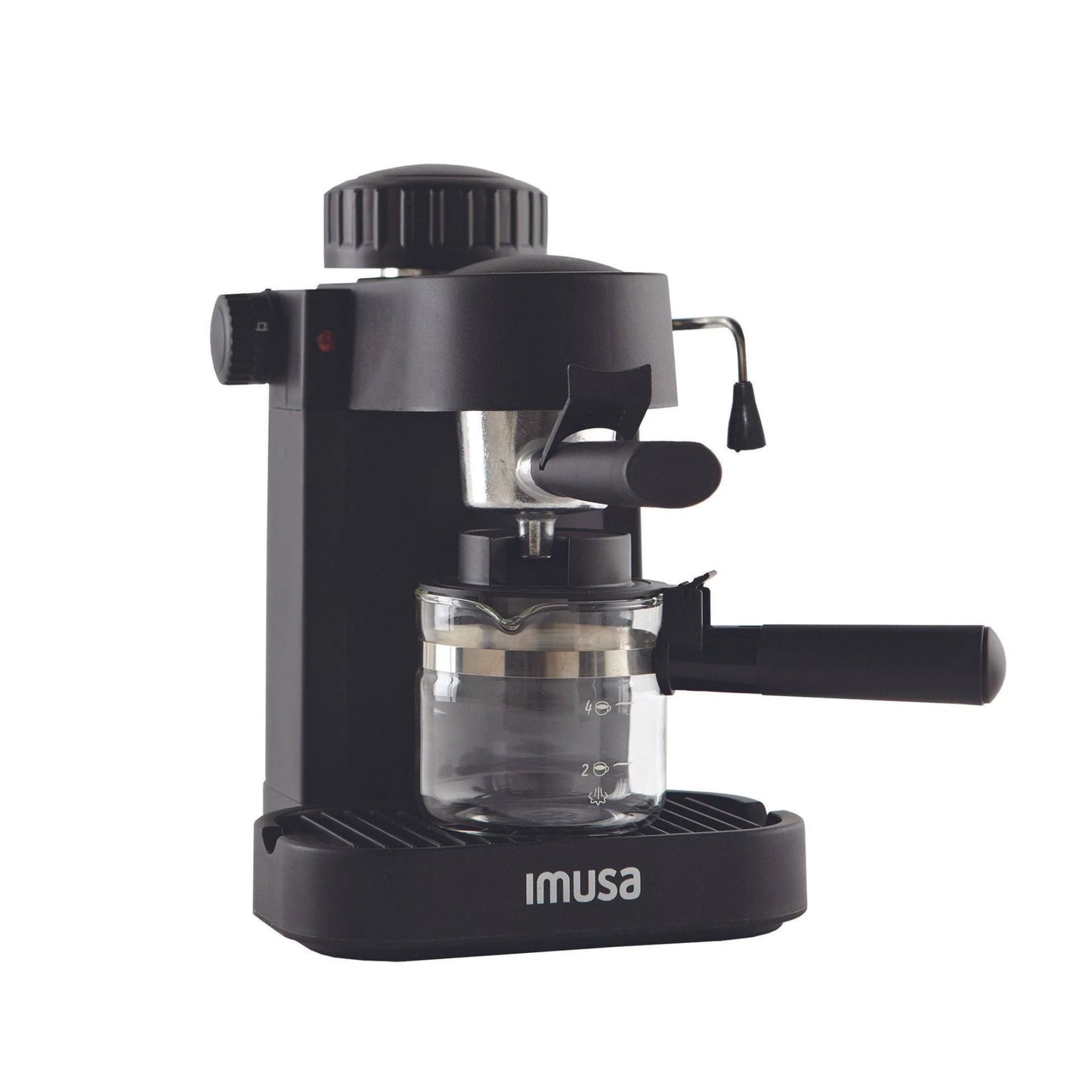 IMUSA 4 Cup Espresso/Cappuccino Maker - Black