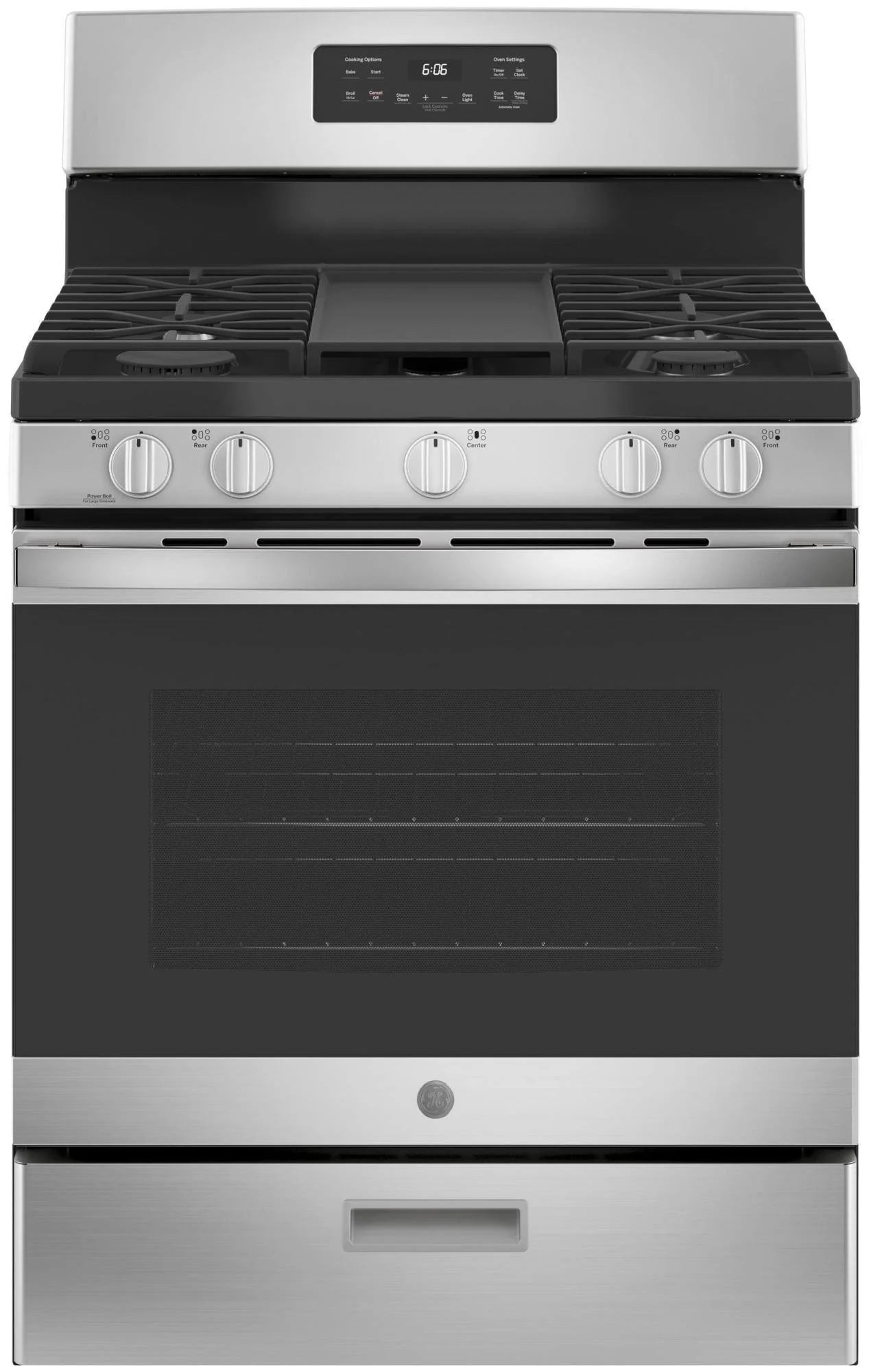 GE 30" Stainless Steel Freestanding GAS Range