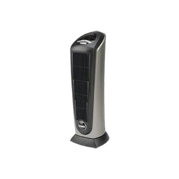 Lasko Ceramic Tower Heater with Remote - Silver/Black