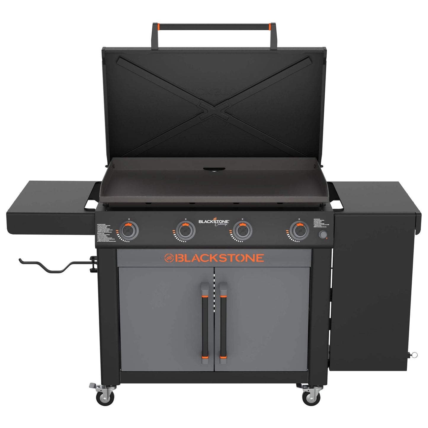 Blackstone 36" Culinary Omnivore Griddle with Side Table 4-Burner Liquid Propane Flat Top Grill | 2230