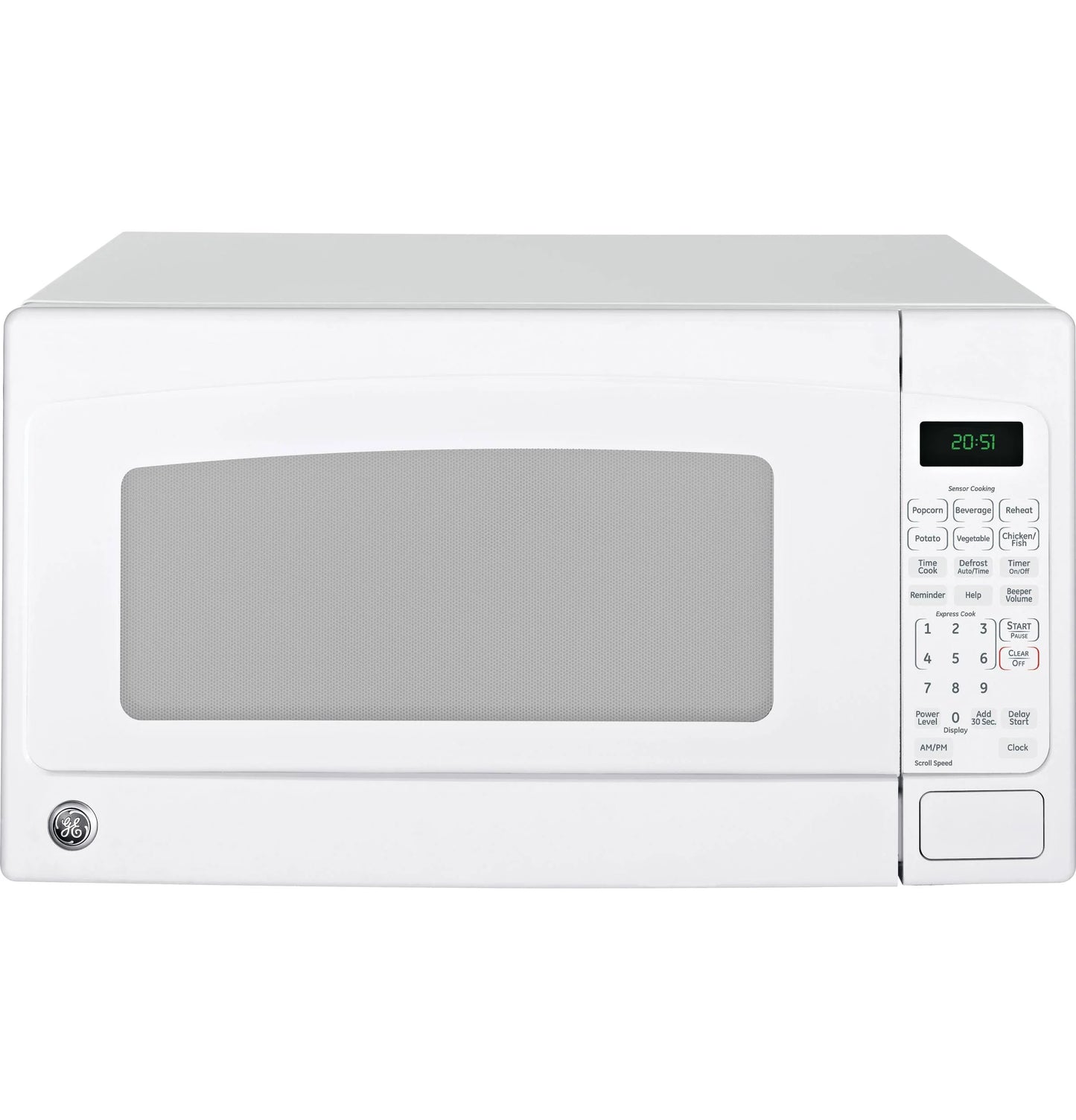 GE JES2051DNWW 2.0 Cu. ft. Countertop Microwave Oven - White
