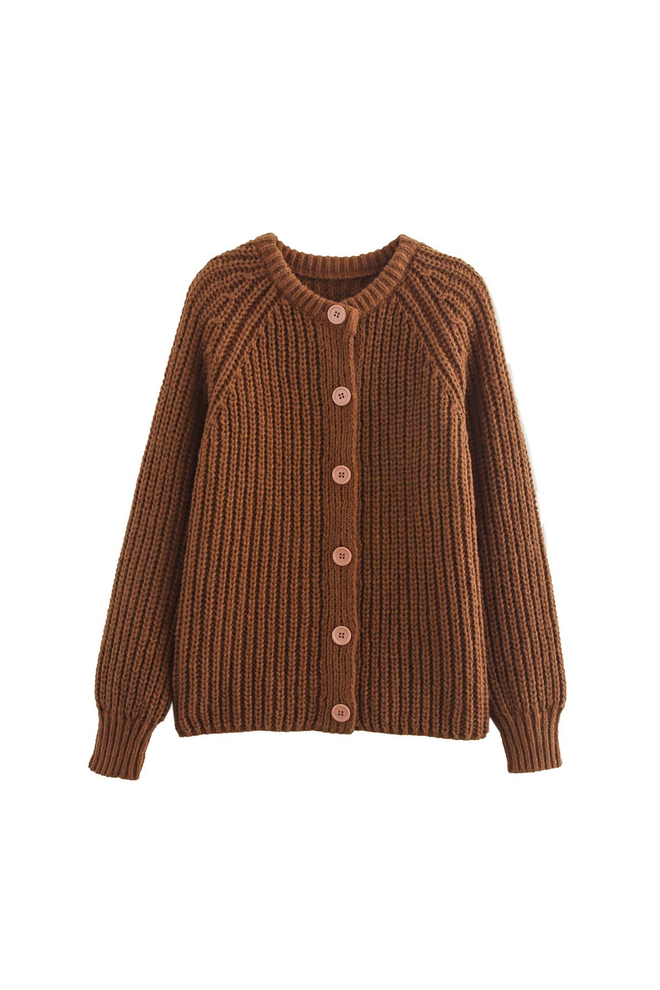 Solid Color Botton Down Cardigan