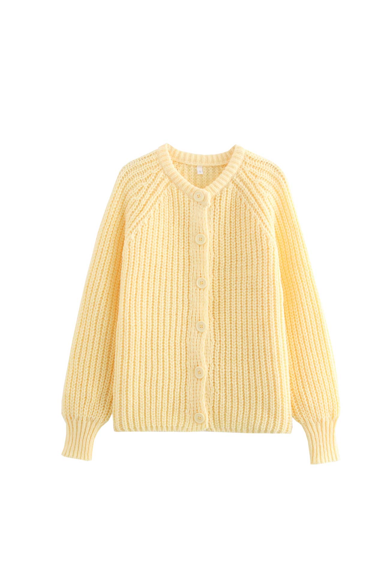 Solid Color Botton Down Cardigan