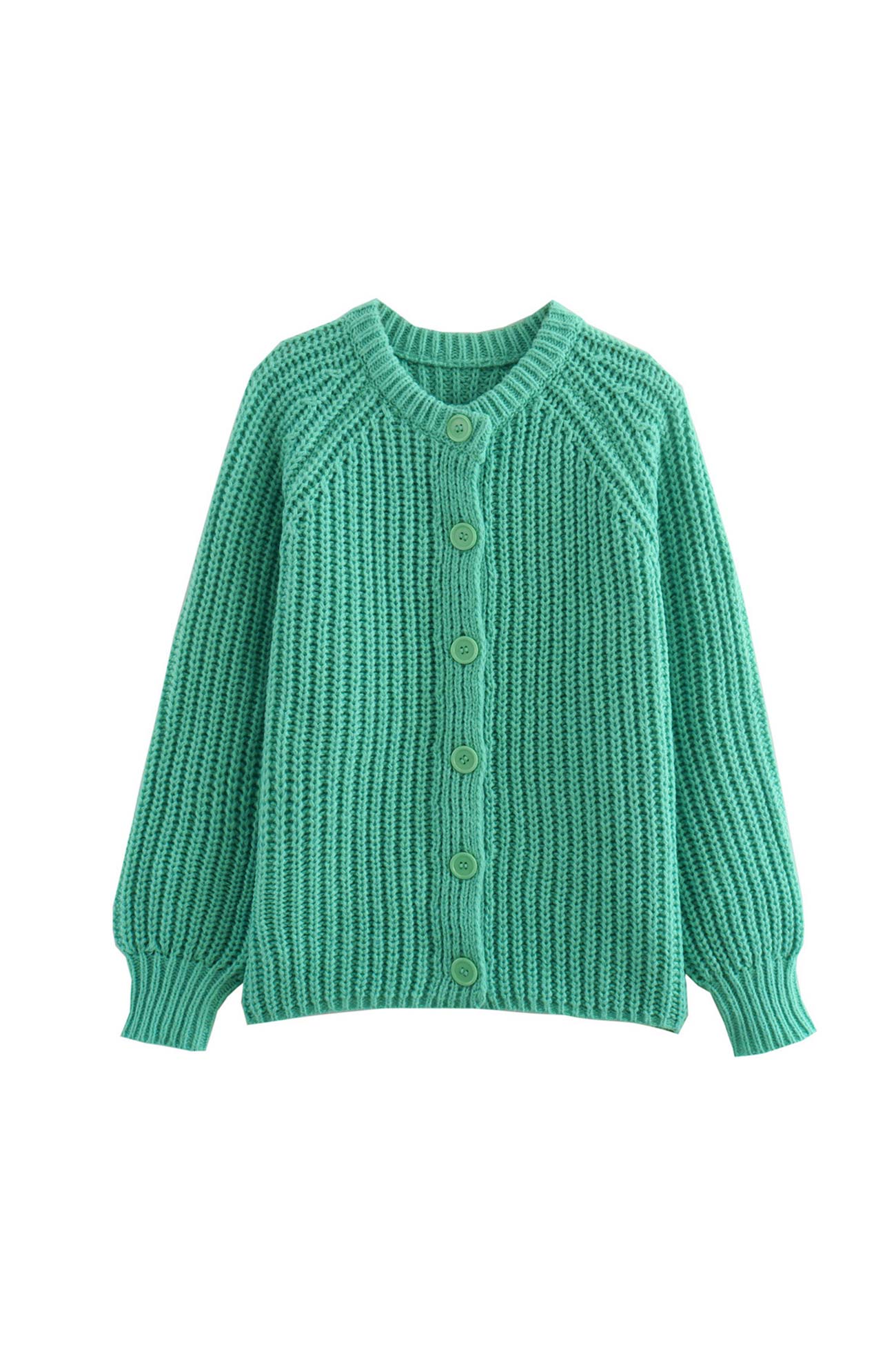 Solid Color Botton Down Cardigan