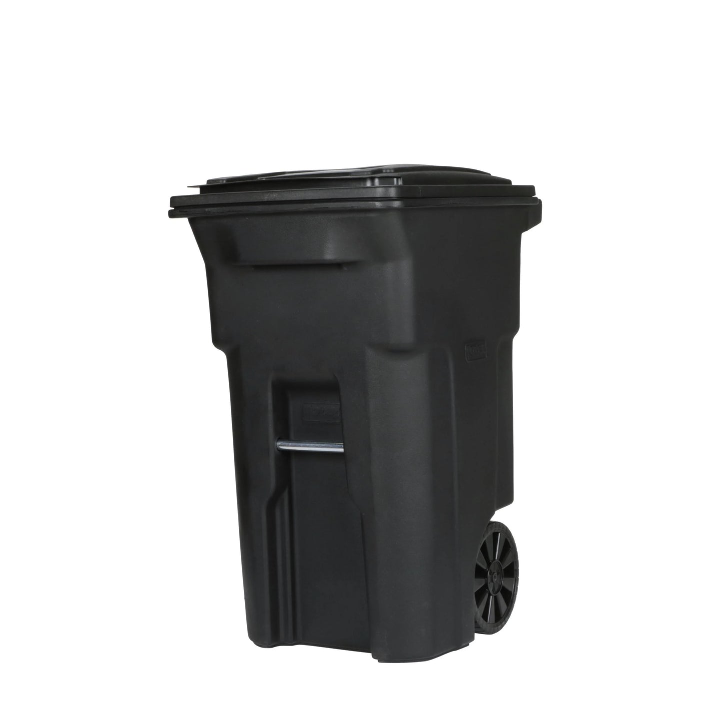 Toter 64 Gal Black Polyethylene Wheeled Garbage Can Lid Included