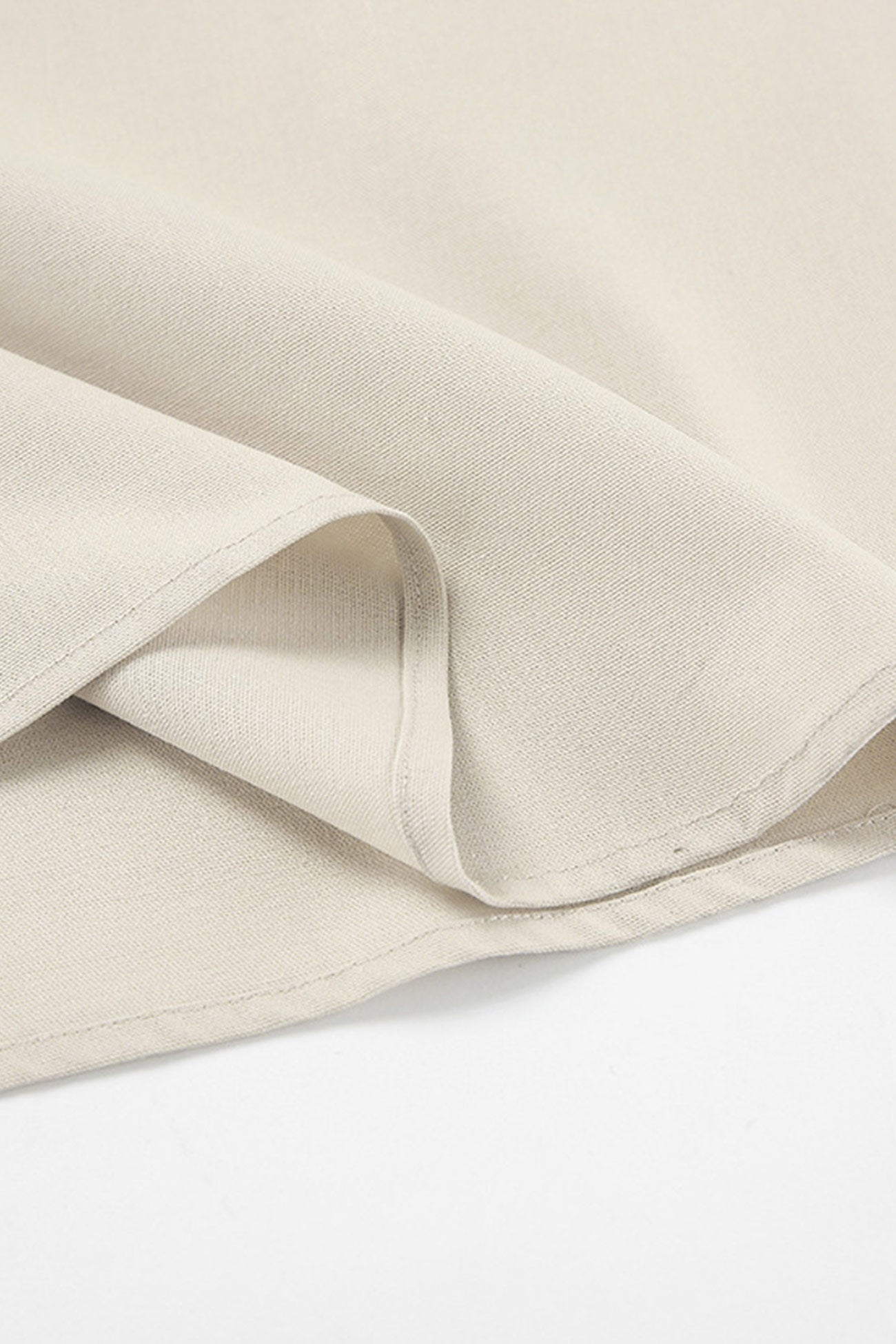Spaghetti Straps A Line Cotton Linen Dress