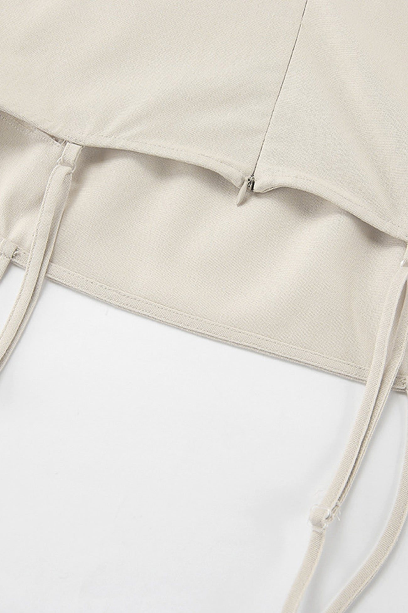 Spaghetti Straps A Line Cotton Linen Dress