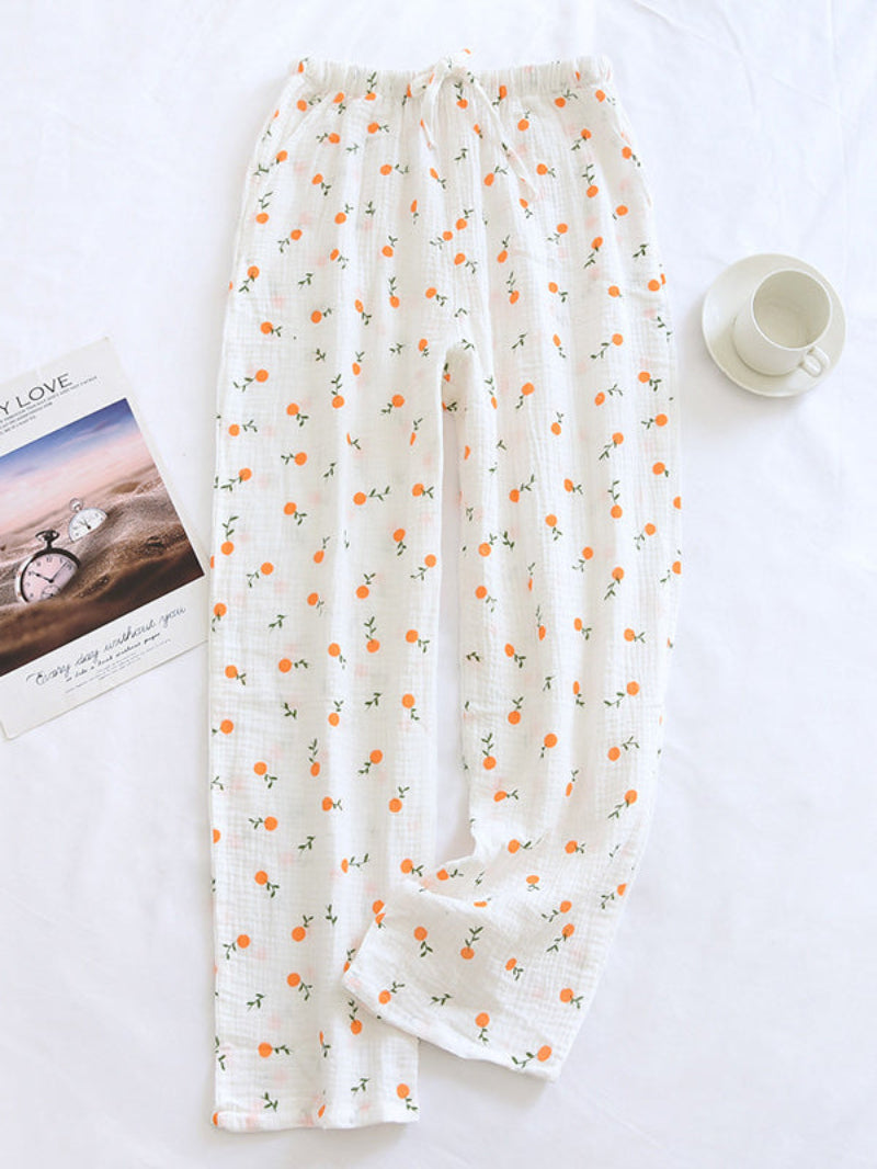 Cotton Printed Pajama Pants