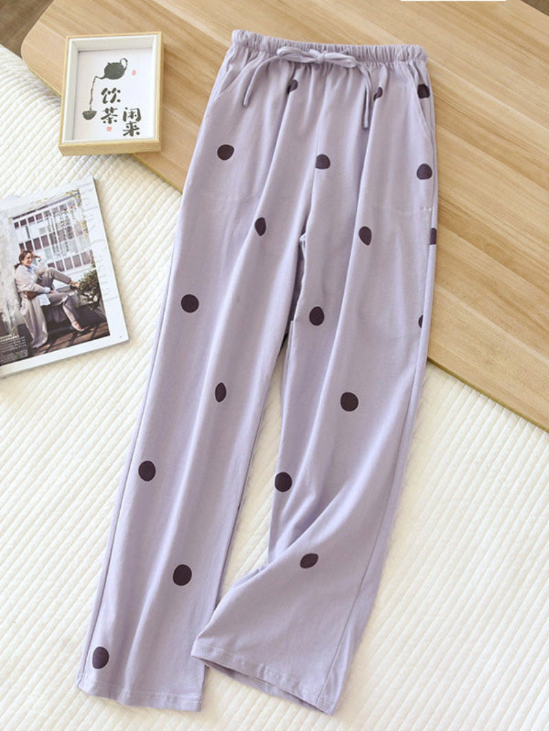Cute Polka Dot Pajama Pants