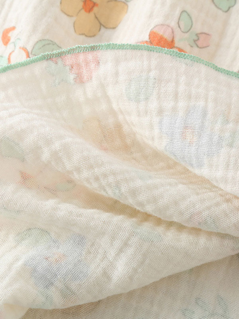 Floral Ruffle Trim Sleeveless Pajama Set