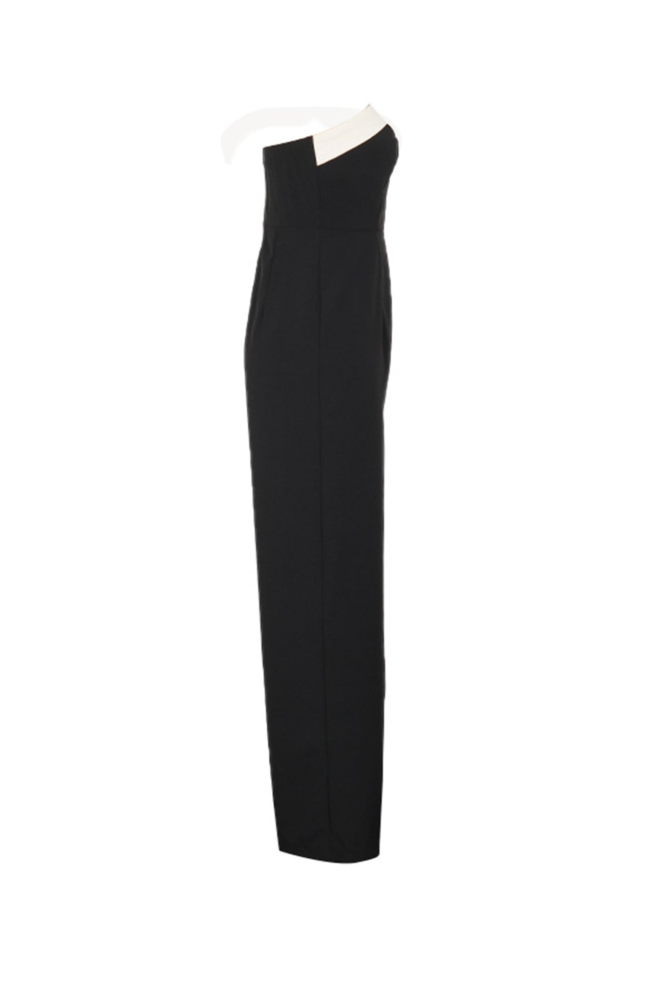 Contrast Strapless High Waist Jumpsuits