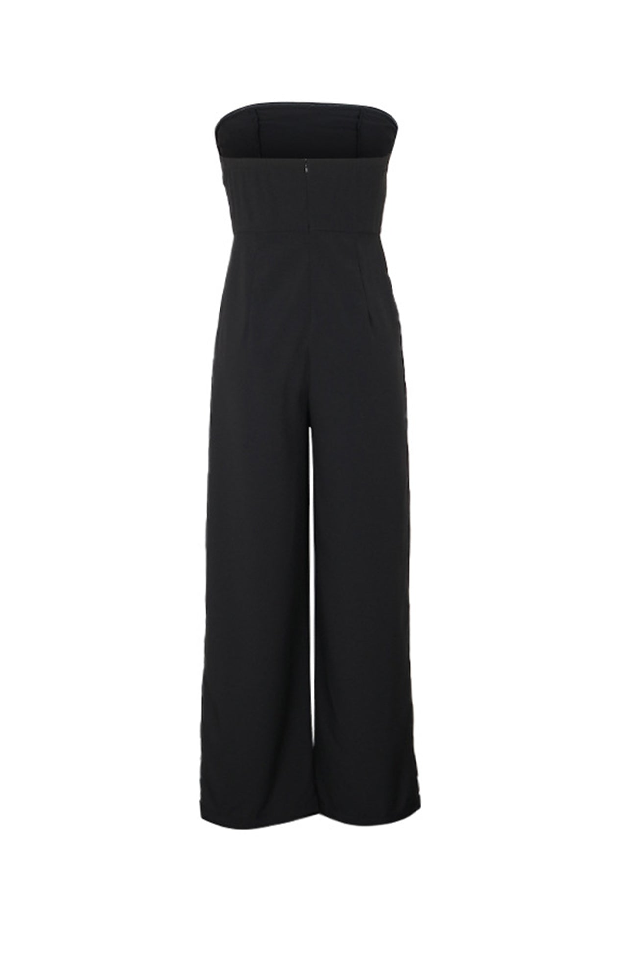 Contrast Strapless High Waist Jumpsuits