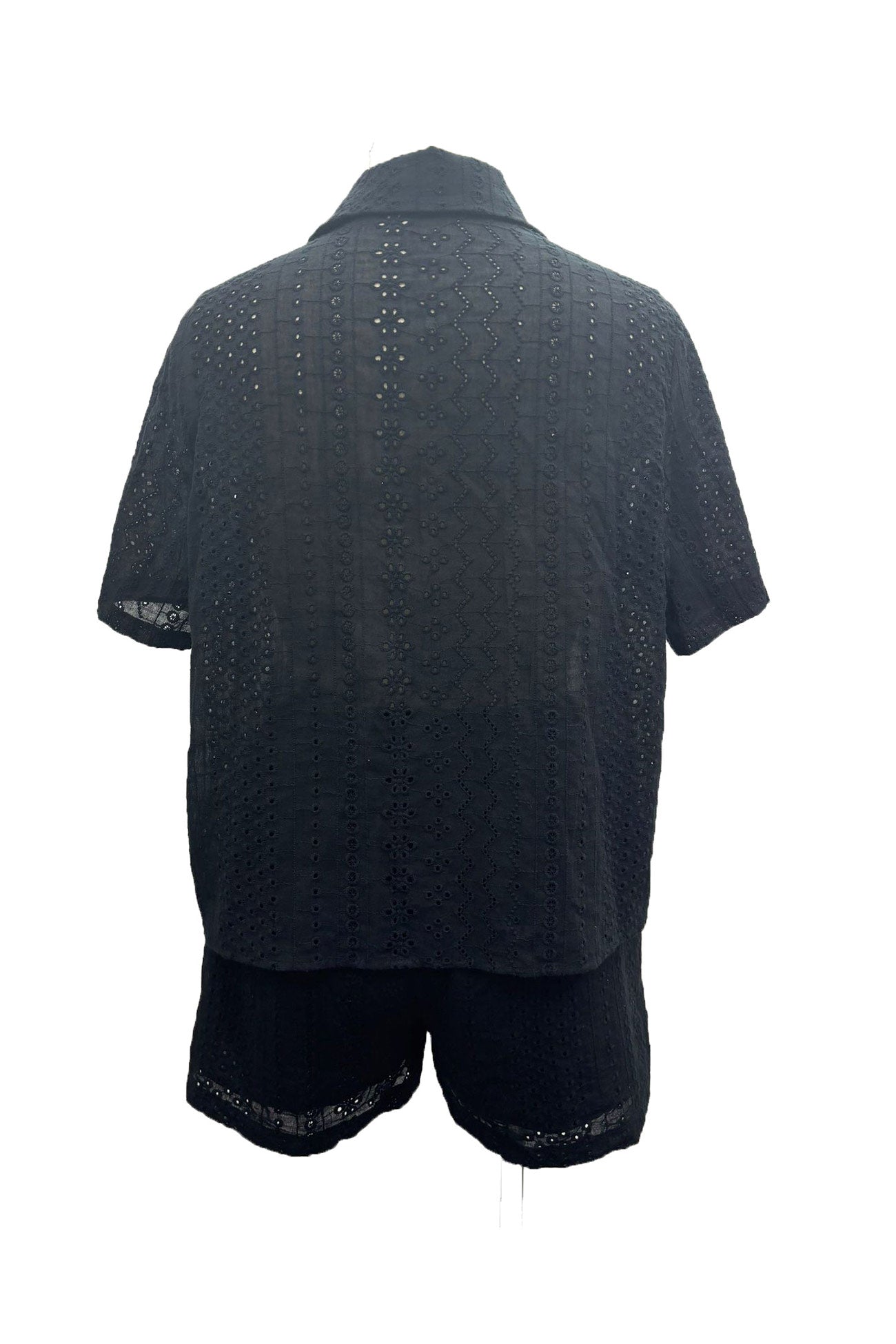 Jacquard Hollow Out Shirt Suits
