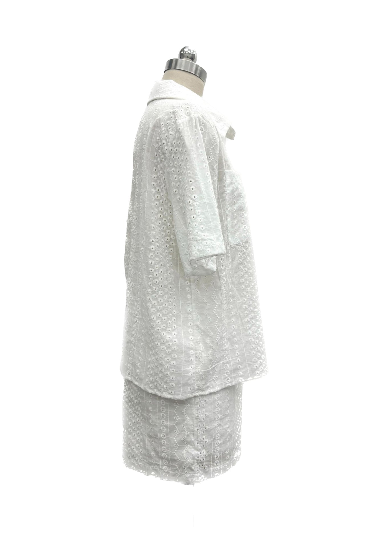 Jacquard Hollow Out Shirt Suits