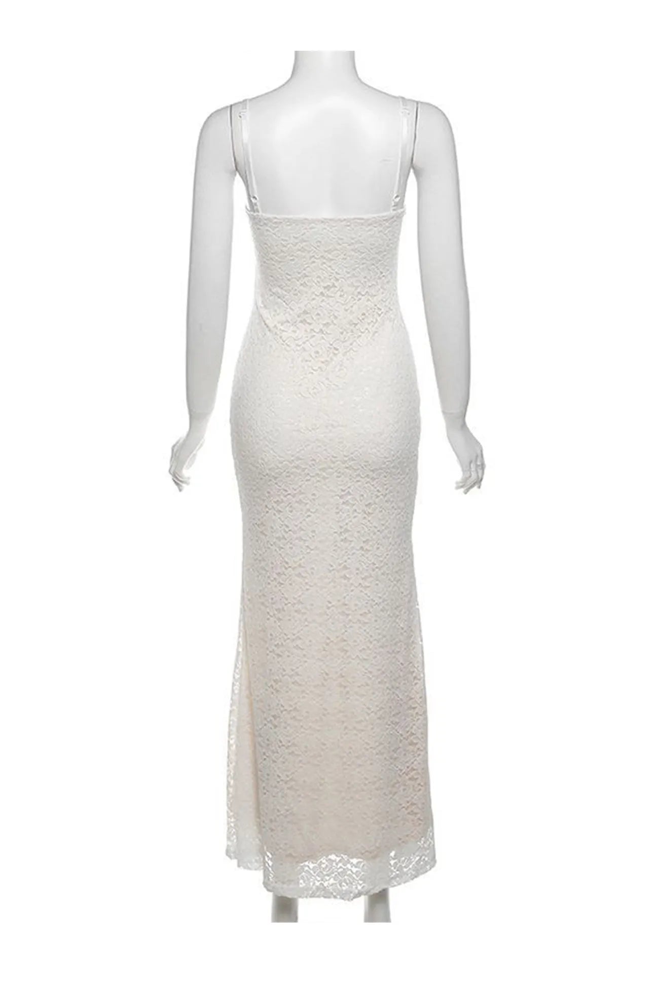 Lace Low Cut Pack Hip Cami Dress