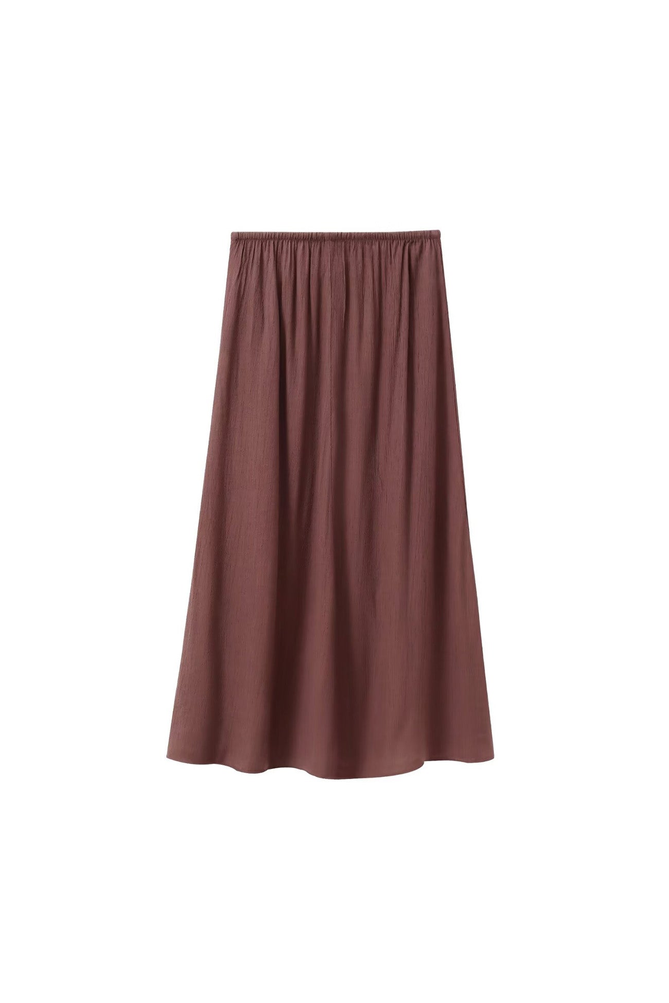 Lace Up Textured Vest Midi Skirt Set