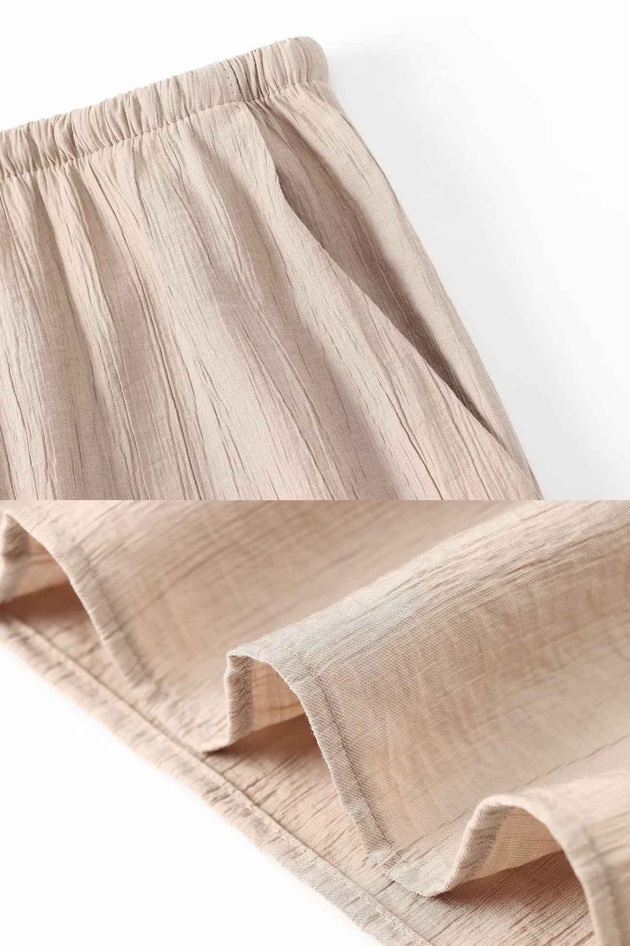 Lace Up Textured Vest Midi Skirt Set