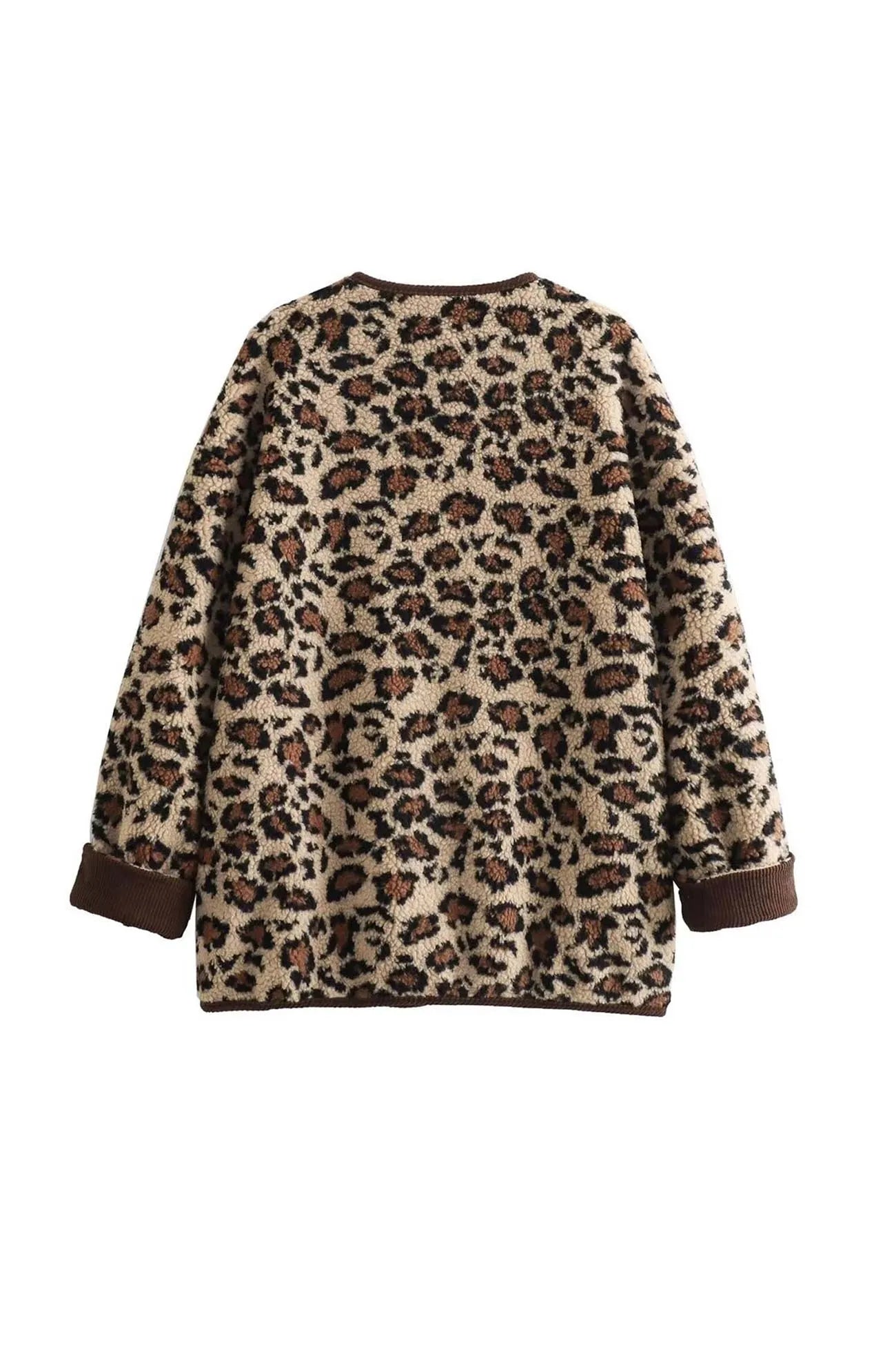 Leopard Print Blazer Two-piece Outfit