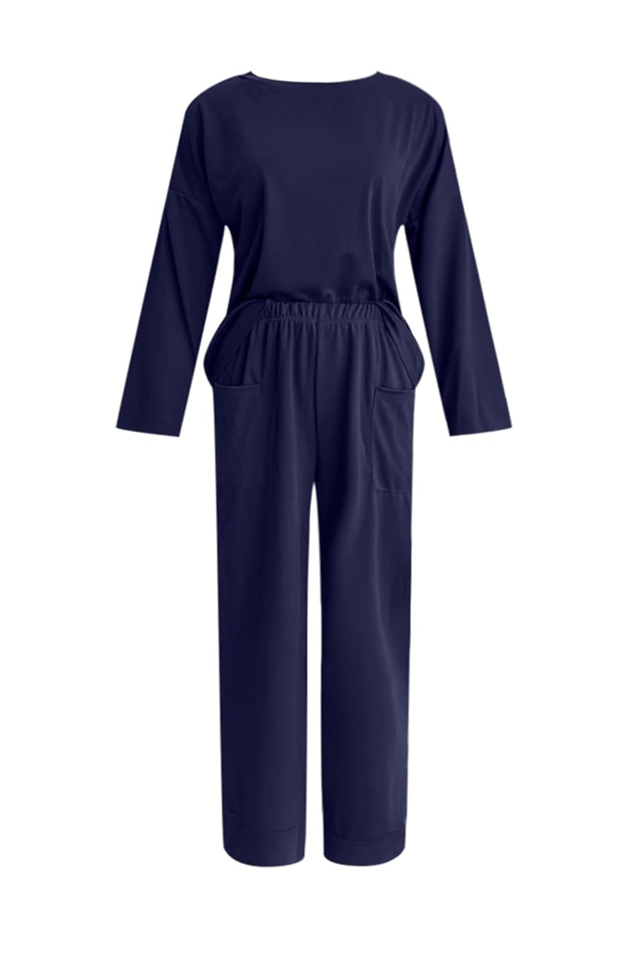 Long Sleeve Pullover Harem Pants Set