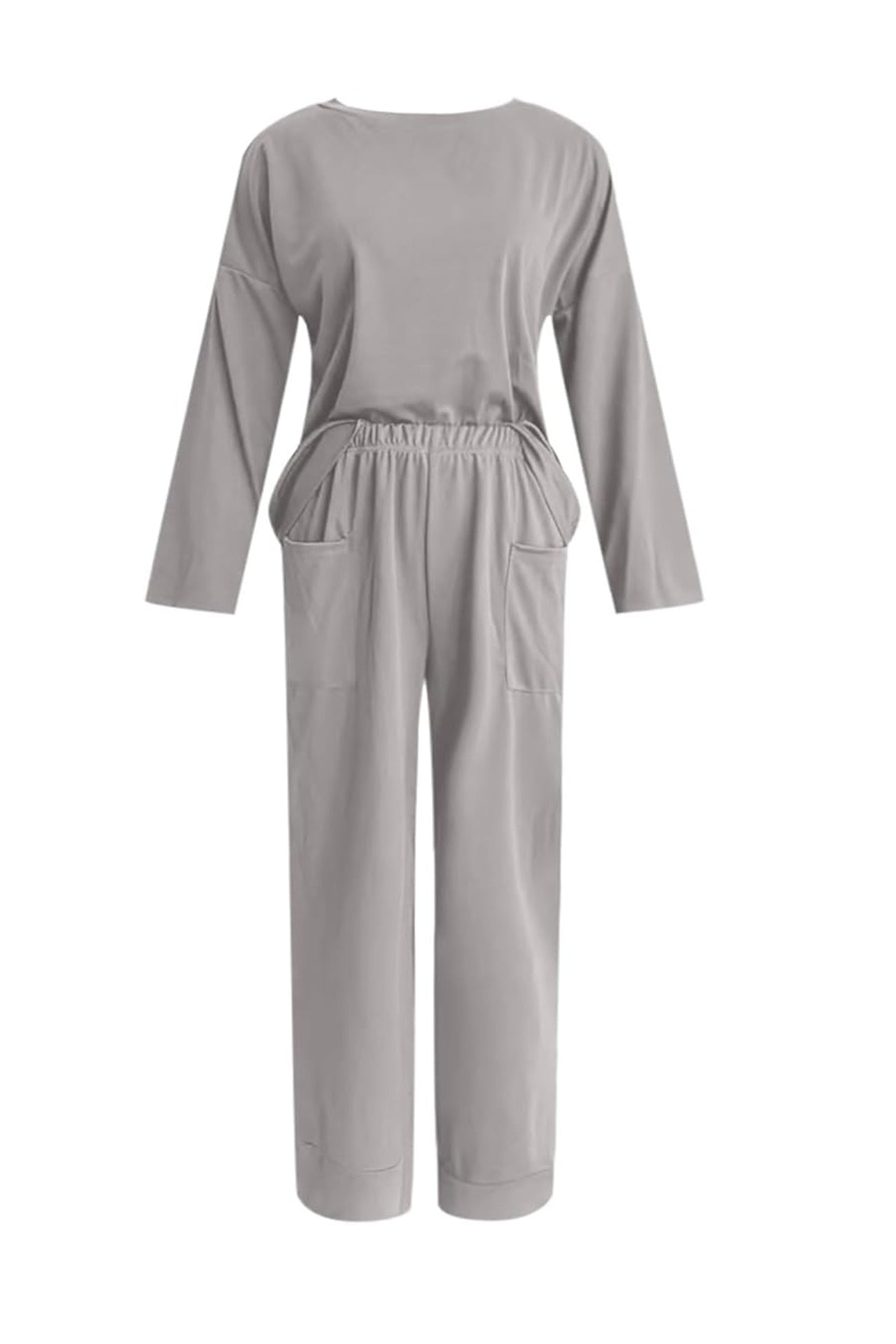 Long Sleeve Pullover Harem Pants Set