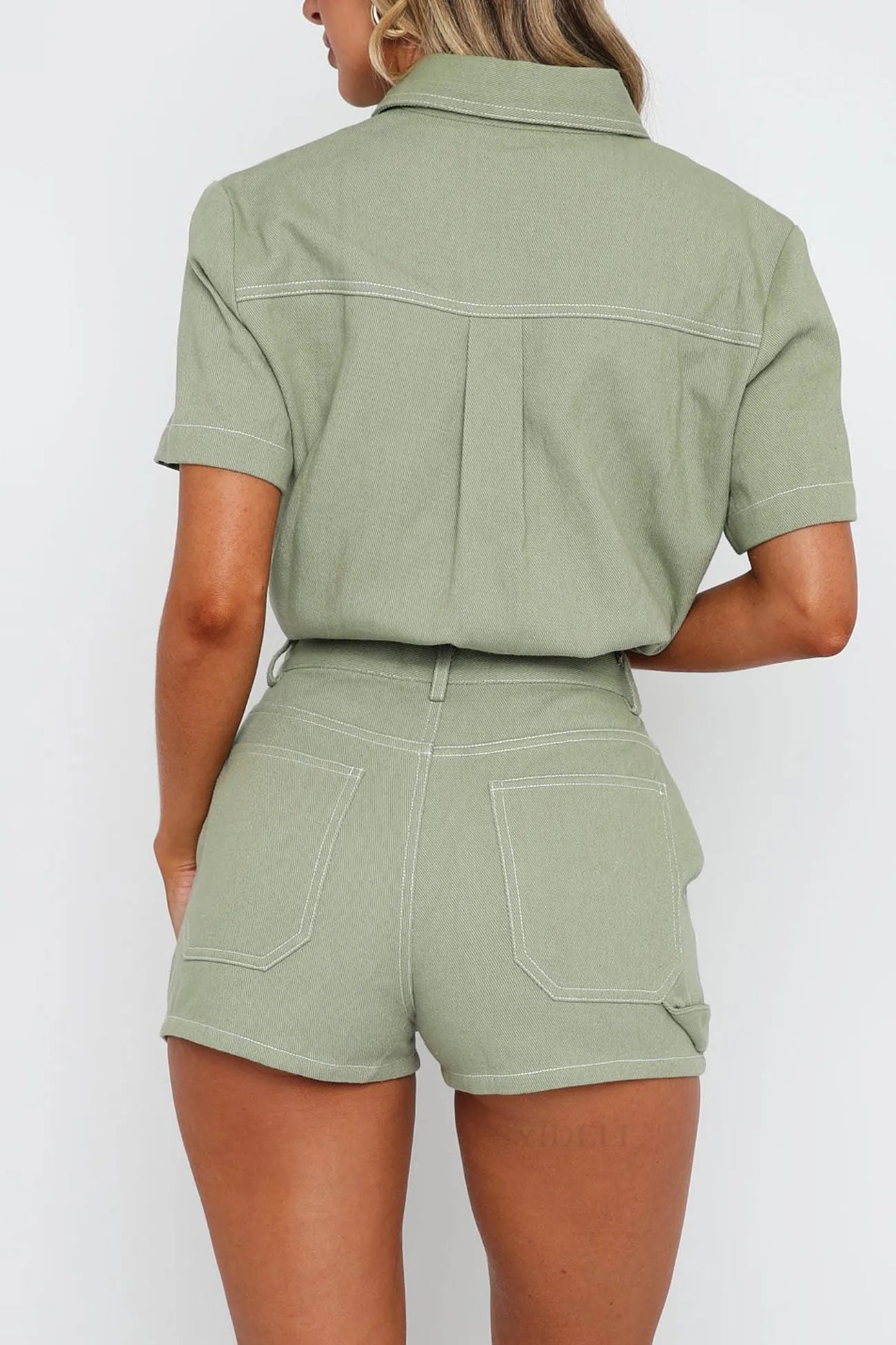 Vintagoe Cargo Shirt Shorts Set