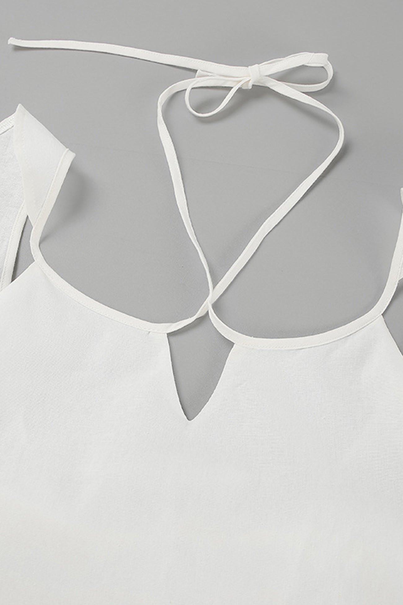 Ruffle Tie Up Cotton Vest Set