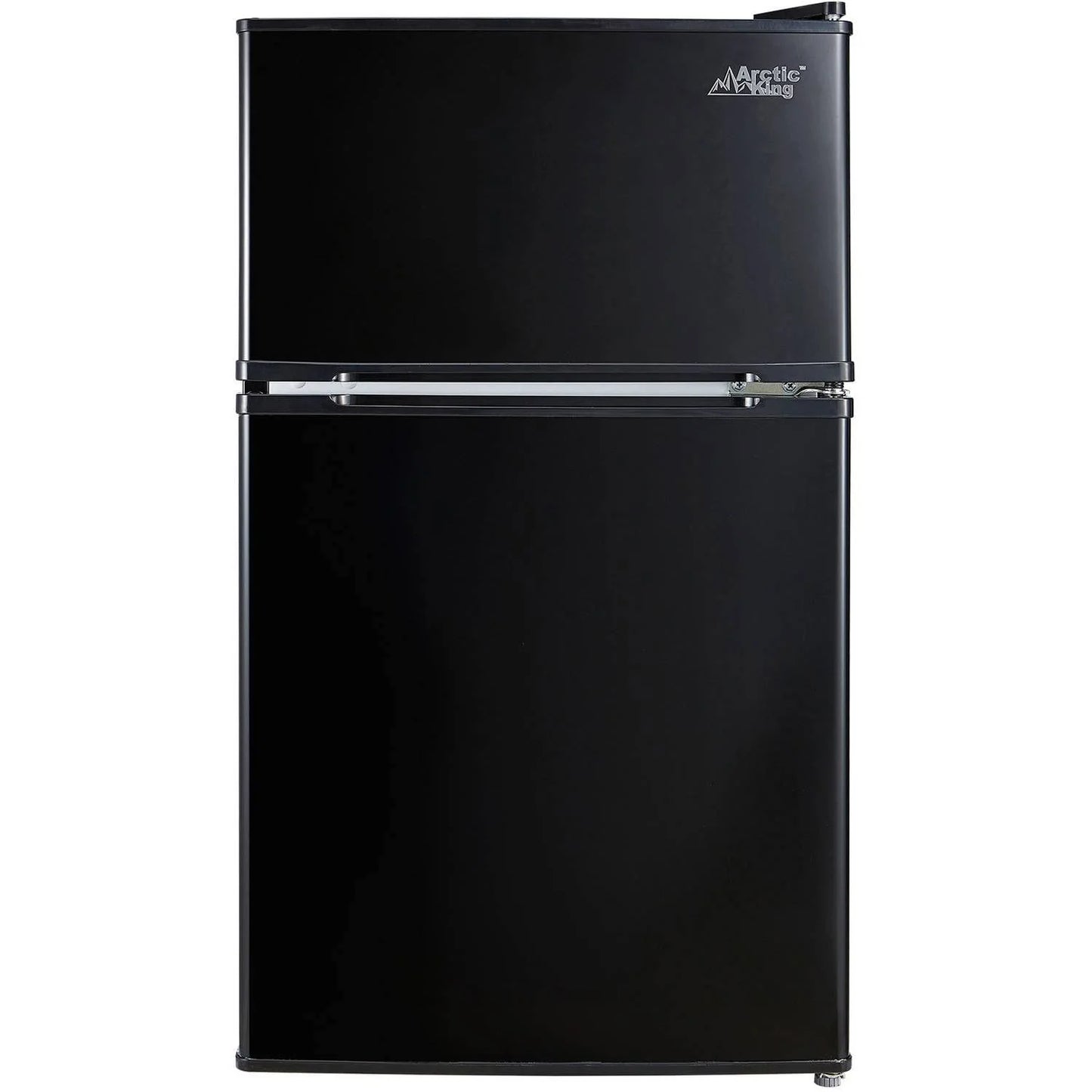 Arctic King 3.2 Cu Feet Two Door Compact Refrigerator With Freezer, Black, E-star