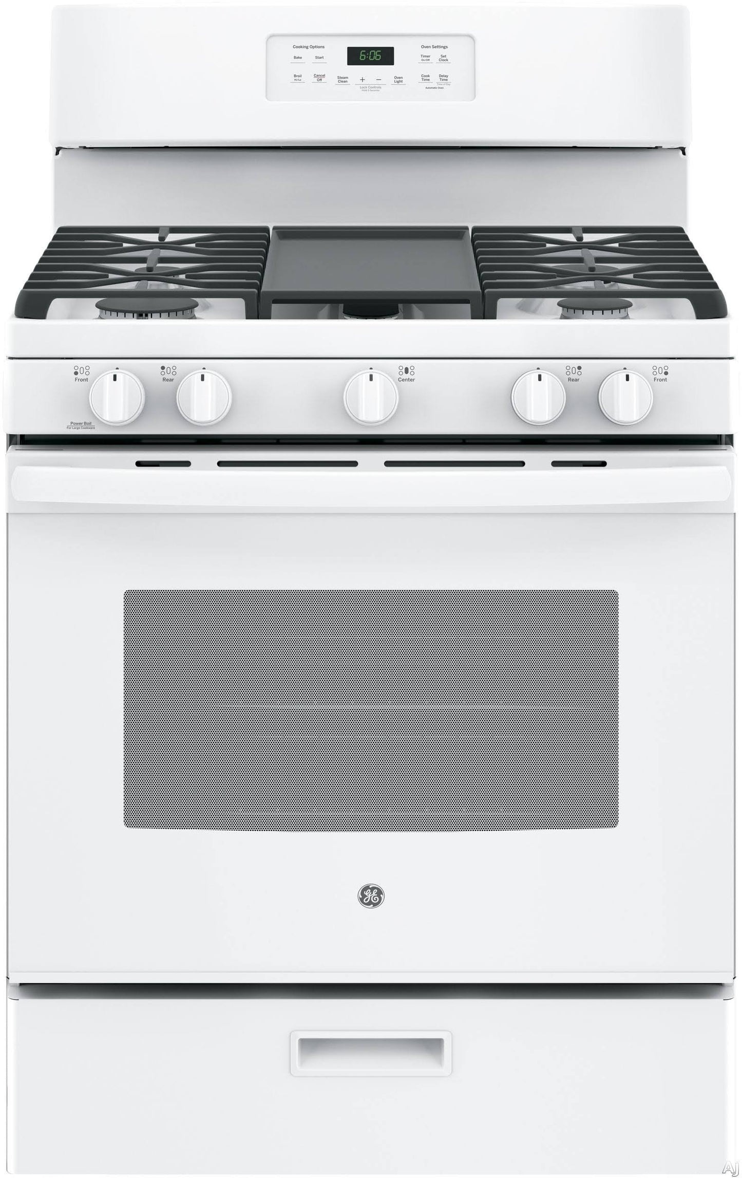 GE JGBS66DEKWW 30" Free-Standing GAS Range White