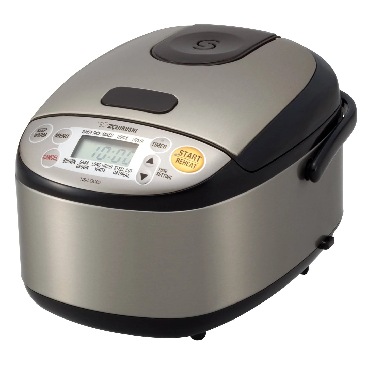 Zojirushi NS-LGC05 Micom Rice Cooker and Warmer, 3 cup, Silver/Black
