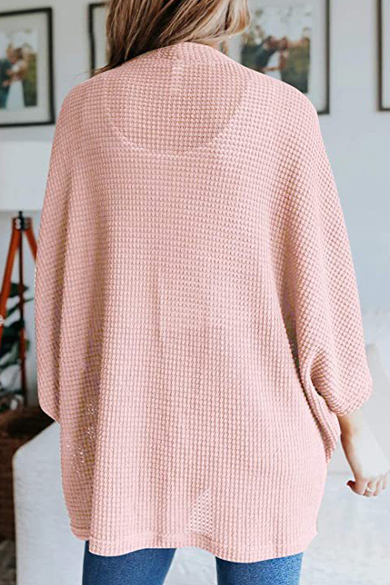 Solid Half Sleeve Wrap Cardigan