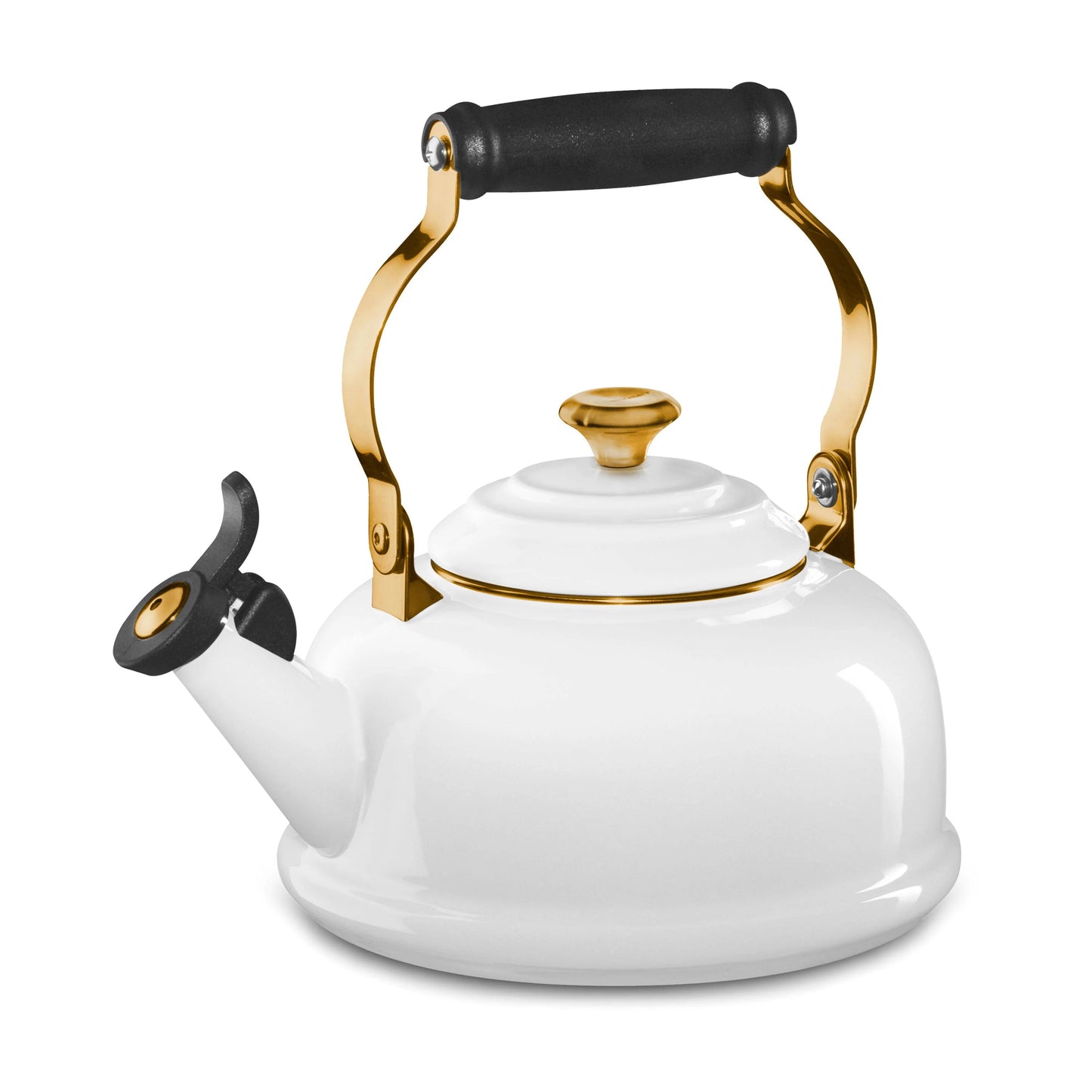 Le Creuset Noel Whistling Kettle ,White