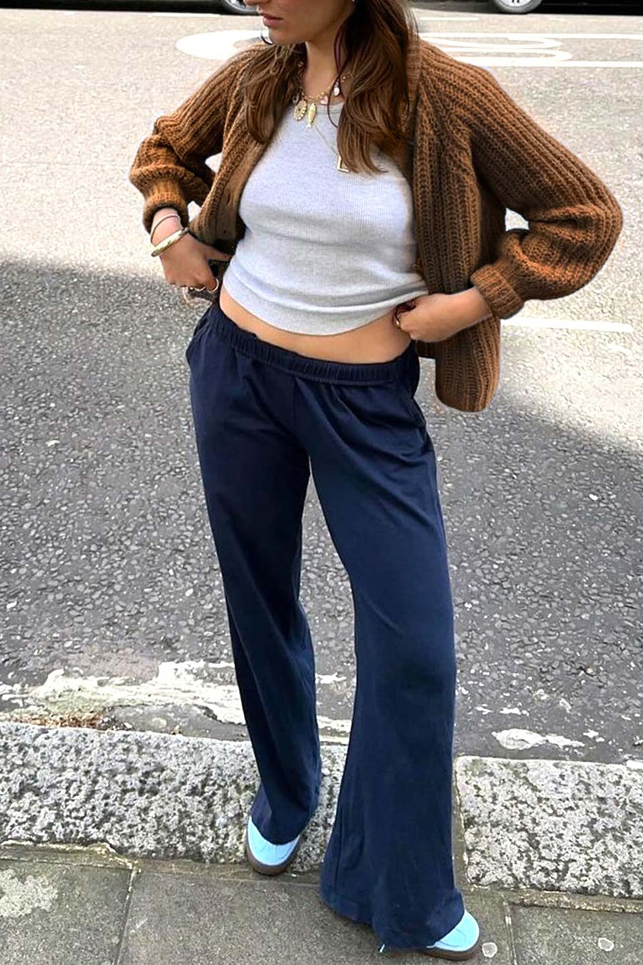 Solid Color Botton Down Cardigan