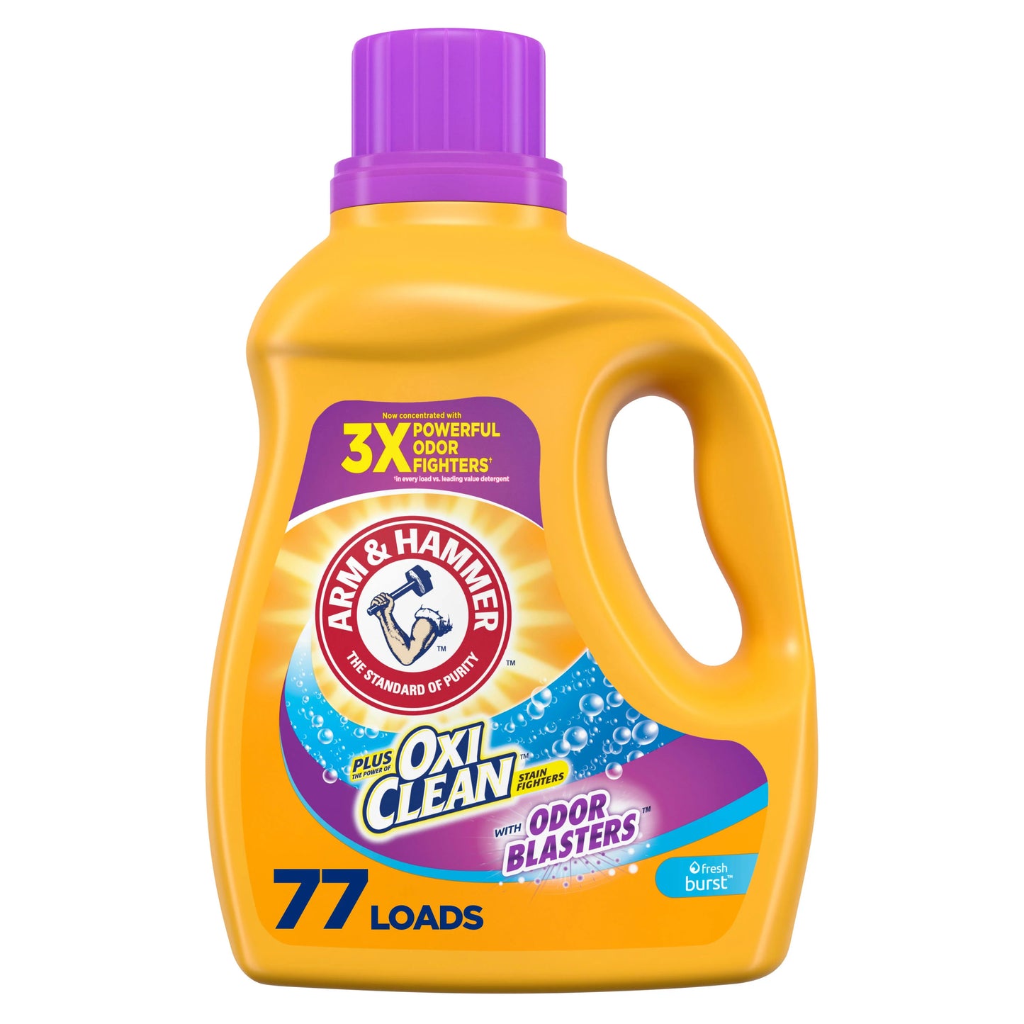 Arm & Hammer Plus OxiClean Odor Blasters Fresh Burst Liquid Laundry Detergent - 100.5 fl. oz.