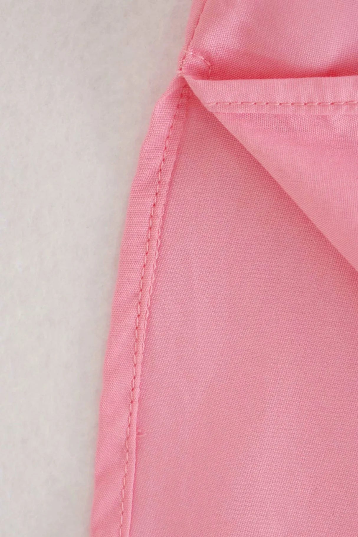 Candy Color Mid-length Cotton Blouse