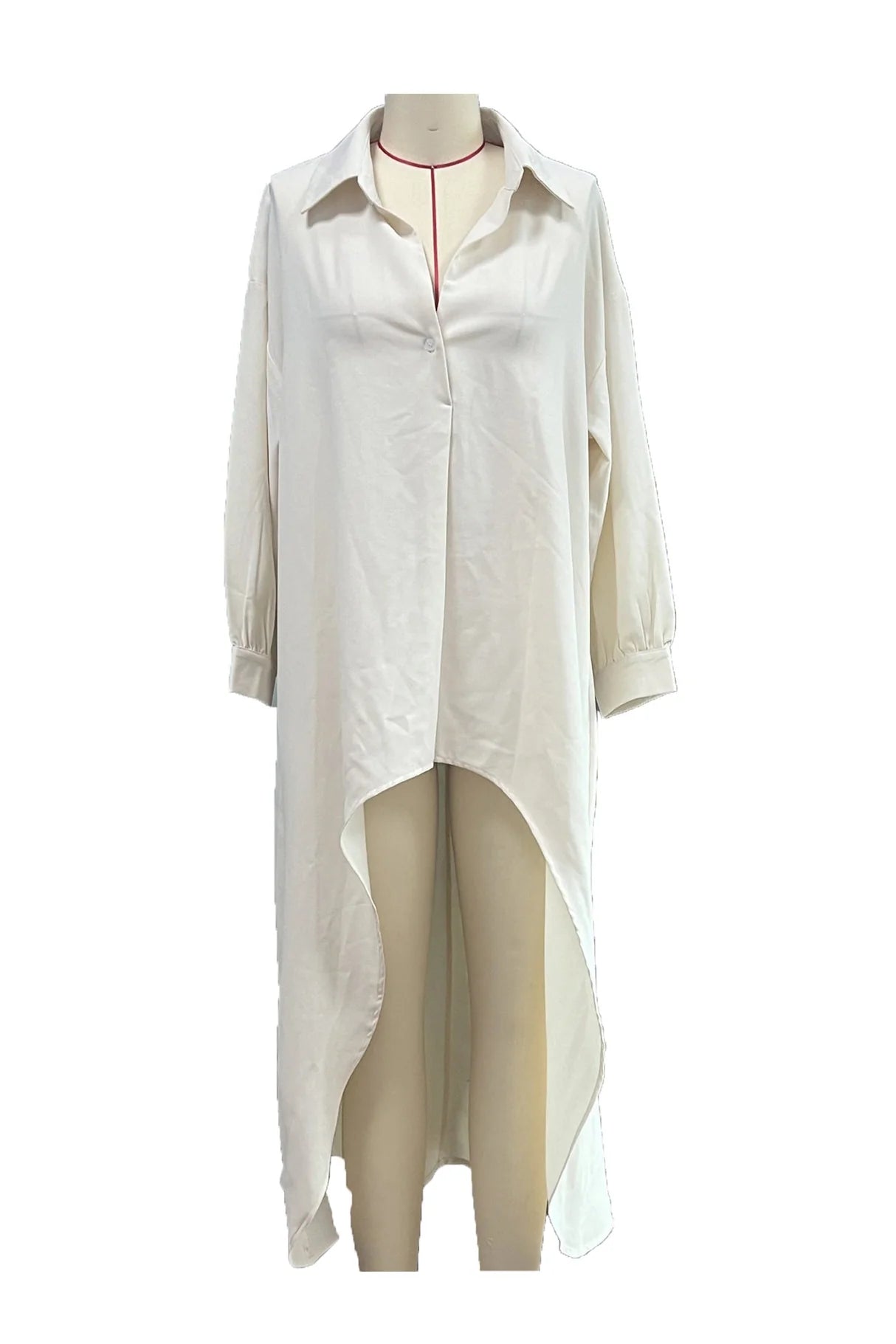 High Low Single-breasted Blouses