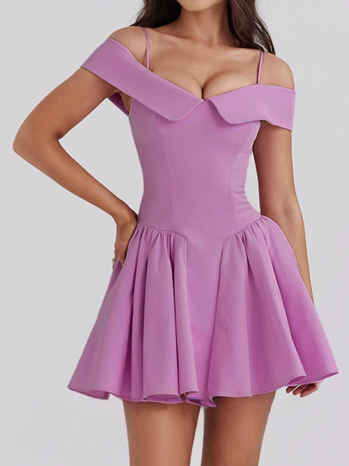 Hepburn Style Black Dress