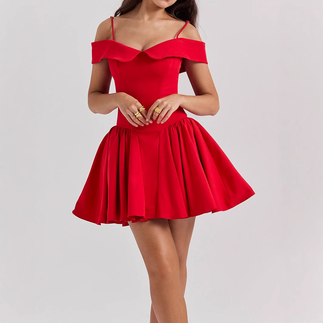 Hepburn Style Black Dress