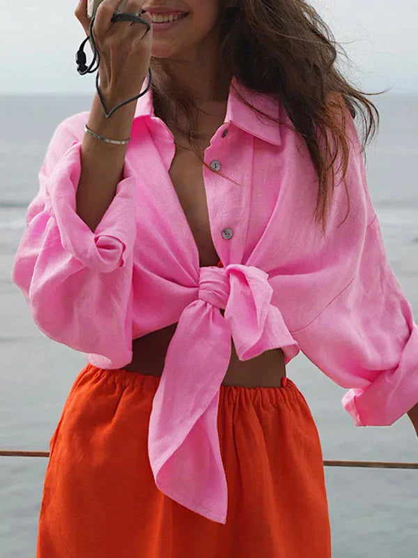 Classic Long Sleeve Button Shirt