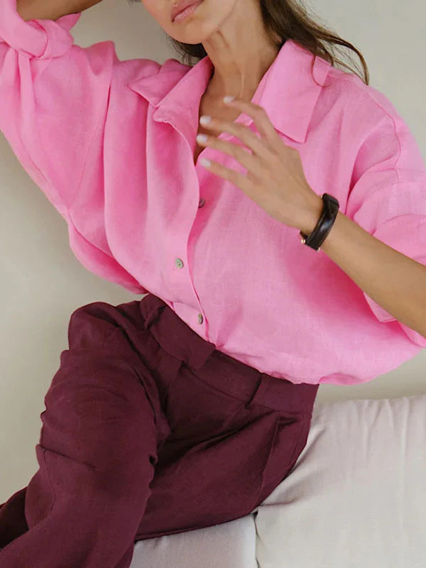 Classic Long Sleeve Button Shirt